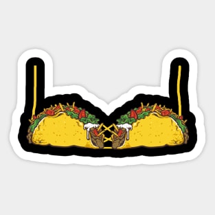 Funny Tacos Shirt I Love Tacos Sticker